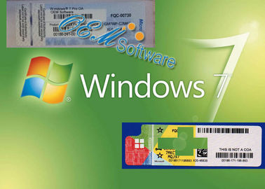 본래 Windows 7 PC를 위한 직업적인 Oem PC 제품 열쇠, 승리 10 향상 열쇠 &amp; 노트북