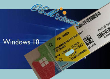 세계적인 작동 Windows 10 전문가 면허 열쇠 Windows Coa 스티커 직업적인 홈 키 면허