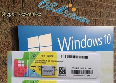 세계적인 지역 Windows 10 Coa 스티커 밀봉되는 직업적인 DVD 상표 공장