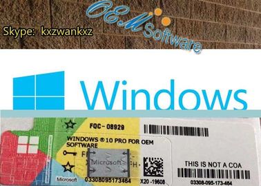 100% 진짜 Windows 10 Coa 스티커는, 10 가정 제품 열쇠 X20 상표를 이깁니다