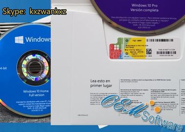 프랑스 포장 Windows 10 직업적인 Oem 팩 온라인 활성화 승리 10 직업적인 Dvd 상자