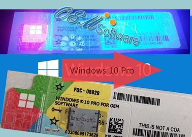 향상 Windows 10 전문가 면허 열쇠 온라인 활성화 승리 10 Coa 스티커