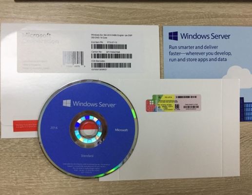봉인된 팩 Windows Server 2019 표준 키 COA DVD 글로벌 활성화
