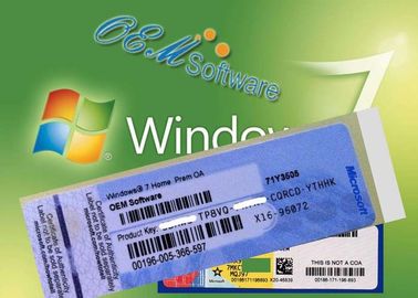 세계적인 작동 Windows 7 PC 제품 키, 100% 온라인 Windows Coa 라이센스