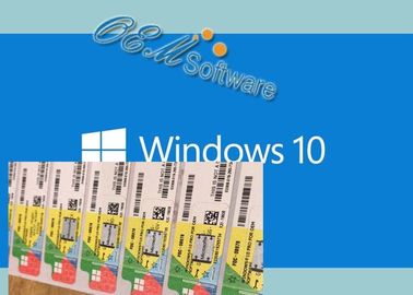 저속한 드라이브 승리 10 직업적인 PC 제품 열쇠, Oem 팩 Windows 10 직업적인 Coa 스티커