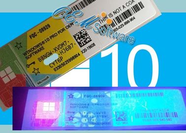 향상 승리 10 직업적인 소매 중요한 디지털 방식으로 부호 Windows 10 직업적인 Oem 스티커