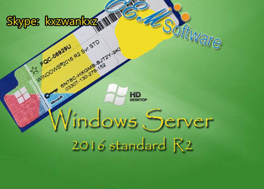 본래 Windows 서버 2016 표준 R2 Oem 팩 Coa 스티커 소매 열쇠 면허