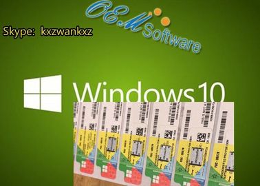 온라인 활성화 Windows 10 Coa 스티커 소매 열쇠는 PC 노트북에 적용합니다