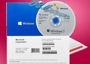 본래 Windows 7 가정 우수한 팩, Windows 7 Oem 제품 열쇠 COA 상자