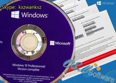 프랑스 포장 Windows 10 직업적인 Oem 팩 온라인 활성화 승리 10 직업적인 Dvd 상자