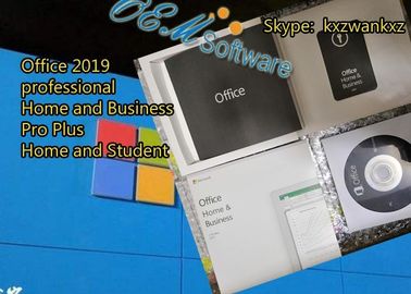 Windows 사무실 2019년 제품 키 카드 상자 2019 가내 사업 H &amp; B FPP 버전