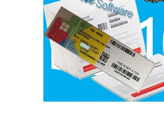윈도우 10 프로 Oem 팩 온라인 활성화 DVD 박스를 수송하는 DHL